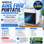 Abanico de Aire Frío Portátil | Ventilador Personal con Enfriamiento por Evaporación