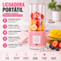 Licuadora Portatil Mge-002 Recargable USB para Jugos, Smoothies y Batidos 🥤✨