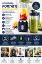 Licuadora Portátil USB 6 Cuchillas de alta potencia | Batidos y Smoothies en Cualquier Lugar
