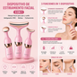 Dispositivo de estiramiento Facial 3 en 1, masaje Facial para ojos y cuello, adelgazante EMS, belleza, estiramiento