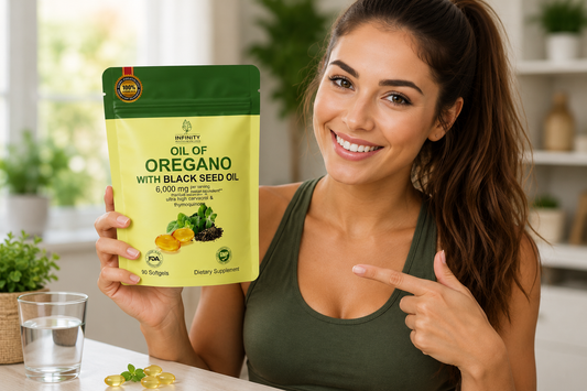 ORÉGANO OIL + BLACK SEED OIL 6000 MG (90 SOFGELS)