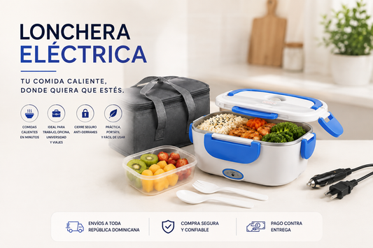 🍱 Lonchera Eléctrica Portátil Calienta Comidas
