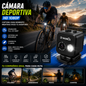 📷 Cámara Deportiva con Linterna HD 1080P DW-C7000