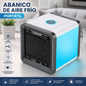 Abanico de Aire Frío Portátil | Ventilador Personal con Enfriamiento por Evaporación