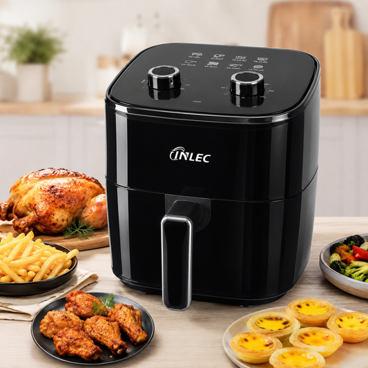 Freidora de Aire Digital Inlec 5.5 Litros | Cocina Saludable y Rápida