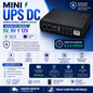 Mini UPS DC 15000mAh para Router, Módem y Cámaras | Salidas 5V, 9V, 12V y POE