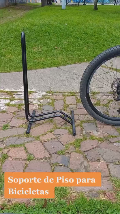 SOPORTE DE SUELO PARA BICICLETA TIPO BURRO ESTACIONARIO